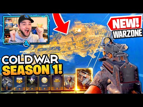 *NEW* SEASON 1 UPDATE - Cold War Warzone GAMEPLAY! (REBIRTH ISLAND GUNS)