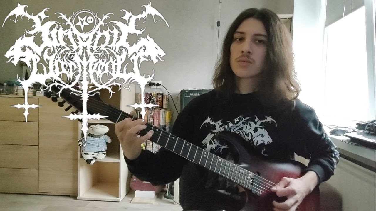 Satanic Warmaster - The Vampyric Tyrant guitar cover by macfos standart ...