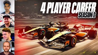 THE END - 3 Teams Fighting for the Constructors Championship | 4 Player Career Finale on F1 23