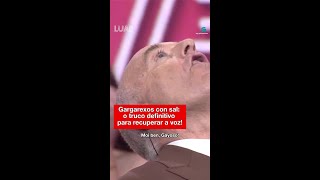 No Luar Boris Izaguirre trae un REMEDIO para que Gayoso RECUPERE a voz: gargarexos con SAL🤣🧂