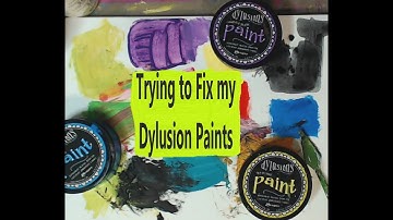 Trying to Fix My Dylusion Paints  #dylusionpaints #mixedmediaarttutorials #tutorials