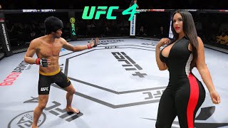 UFC4 Bruce Lee vs.fat girl EA Sports UFC 4