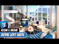 Icon of the seas  royal loft suite walkthrough tour  royal caribbean 2024  4k