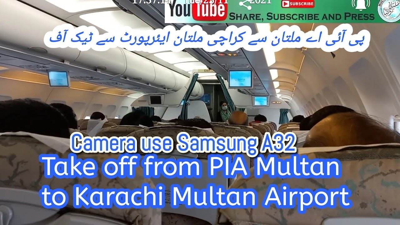 Pakistan International Airlines PIA from Multan Airport for take off To ...