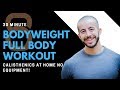 Bodyweight full body workout calisthenics at home no equipment