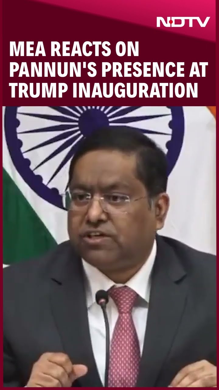 MEA On Khalistani Terrorist Gurpatwant Singh Pannun's Presence At Donald Trump's Inauguration