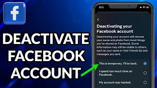 How To Deactivate Facebook Account 2024