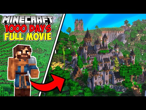 I Survived 1000 Days In Minecraft Survival | FULL MOVIE