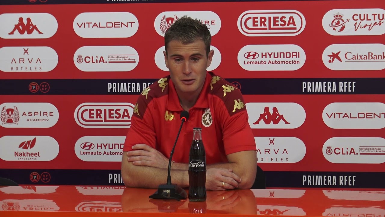 /ZM/ Miguel Bañuz, post CyD Leonesa vs Osasuna