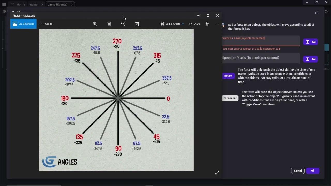Creating a simple game for beginners using gdevelop PART 3 EVENT # ...