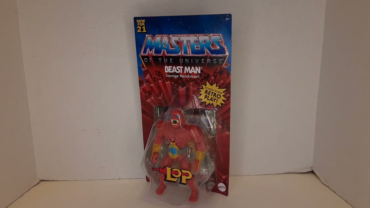 MASTERS OF THE UNIVERSE ORIGINS LORDS OF POWER BEASTMAN 2021 OPEN BOX REVIEW!! 