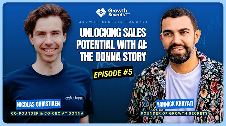 #5 - Unlocking sales potential with AI: The secrets behind Donna