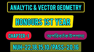Analytische en vectormeetkunde..AVG..Honours 1e jaar..Invariante stelling..Onveranderde stelling....