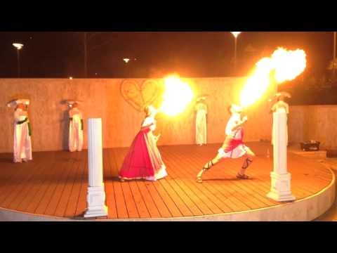 fire show ვალენტინობა