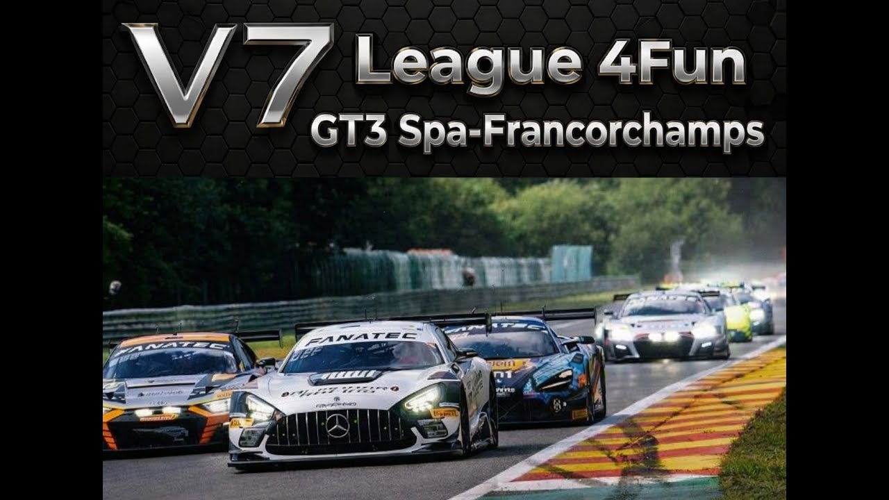 4fun Route 4Fun V7 League e 4Rodas Virtual - Spa-Francorchamps GT3 Series - YouTube