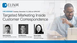 Targeted Marketing Inside Customer Correspondence