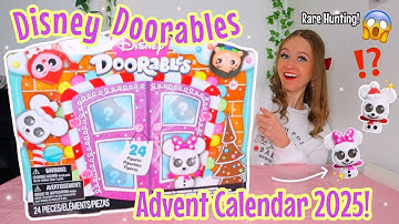 UNBOXING A *GIANT* MYSTERY DISNEY DOORABLES ADVENT CALENDAR!!😱🎁☃️✨⁉️ (24 MYSTERY BOXES!!🫢) VLOGMAS 6
