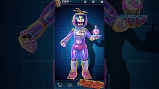 Vapourwave Toy Chica five nights at freddys (FNAF) animatronic animation #shorts