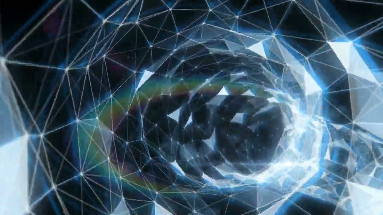 Digital Wormhole Blue 4K