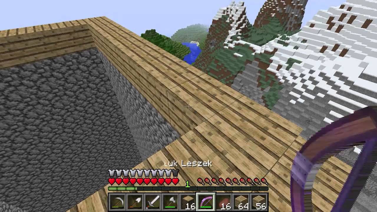 Dziennik z Minecraft (PL) #75 - Krzyż na szczycie kościoła - YouTube