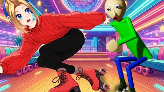 Baldi LOVES Rollerskating!