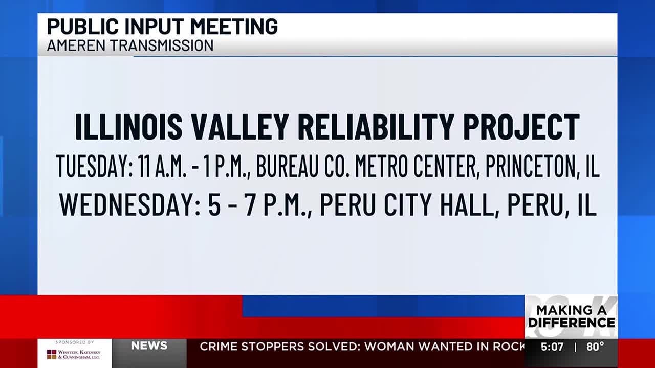 Ameren Transmission hosts open houses for public input on Illinois Valley Reliability Project