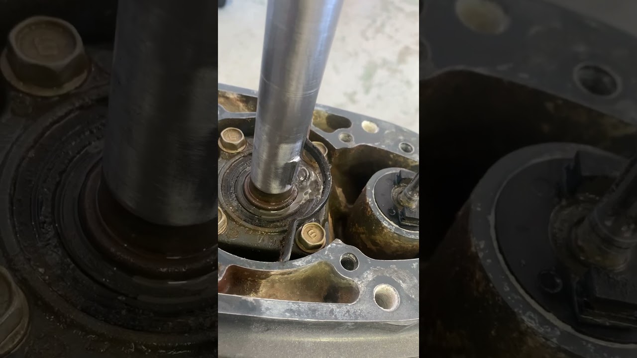 Oil seal leak Yamaha gear case