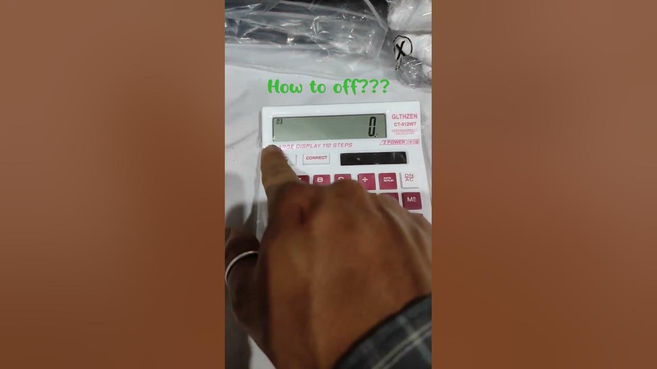 How to off calculator youtube