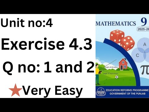 Class 9 math chapter 4 ex 4.3 | Class 9 maths chapter 4.3 English ...