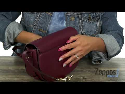 lillie small leather saddle bag