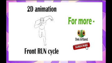 Front run cycle,Classical animation,2d animation in flash