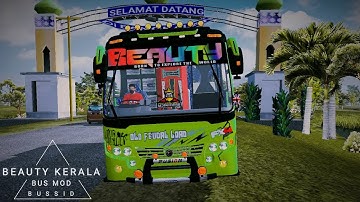 BEAUTY Kerala Zedone Bus Mod In Bus Simulator Indonesia - Bussid Bus Mod - Bussid Car Mod - Bussid