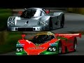 80s & 90s Le Mans Cars Making Noise at Goodwood FoS