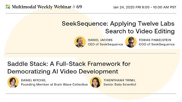 Premiere Plugin for Video Editors and A Framework for AI Video Development | Multimodal Weekly 69