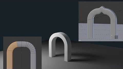 Blender 2.66 How To Model An Arch