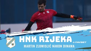 Martin Zlomislić nakon Dinama - prva utakmica finala kupa (2023./2024.)