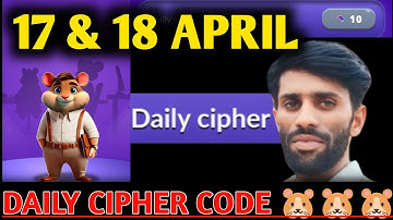 17 APRIL Hamster Kombat Gamedev Heroes  Daily Cipher code 17 APRIL| Today CIPHER codes|cipher