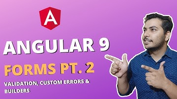 Angular 9 Form Validation, Styling & Form Builder Tutorial