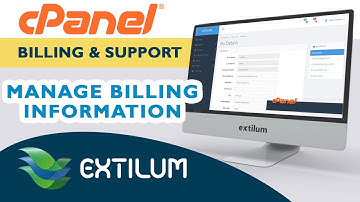 How to Manage Billing Information in cPanel - Extilum Hosting