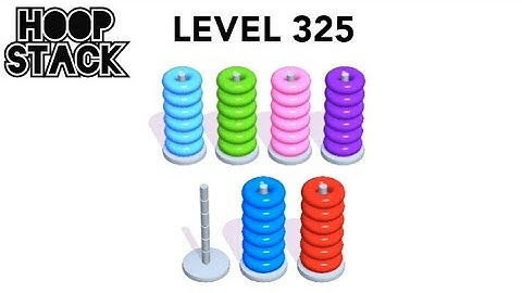 Hoop Stack Level 325 | Puzzle Game  | Complete Level