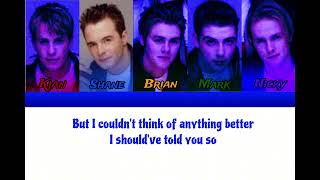 Westlife - Open Your Heart (Color Coded Lyrics)