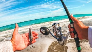 Simple Lure Catches Tons of Fish | Spoon Fishing Off the Beach screenshot 5