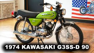 1974 KAWASAKI G3SS D 90 RARE ROTARY VALVE 2 STROKE CLASSIC