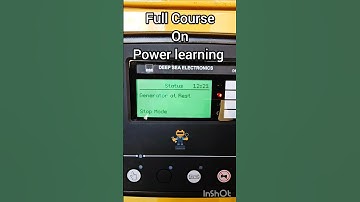 Dse 8610MKII full training |Powerlearningchannel #powerlearningchannel #dieselgenerators #electrical