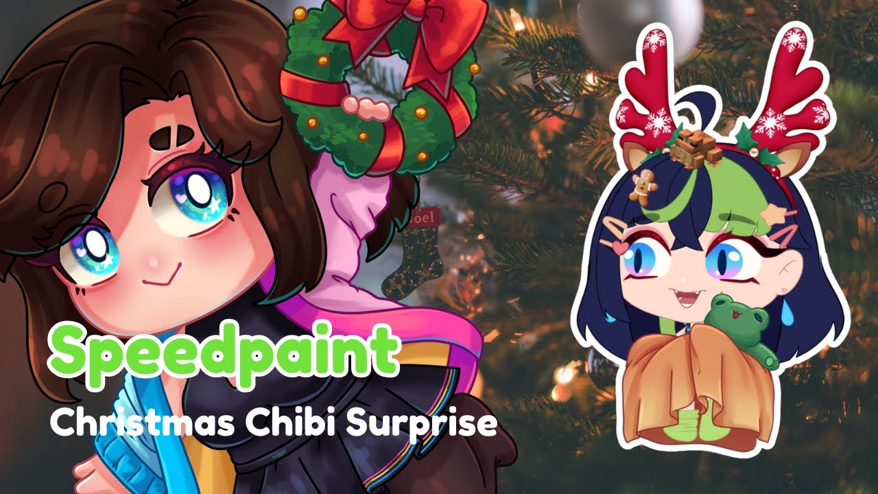 【Timelapse】Christmas Chibi Surprise