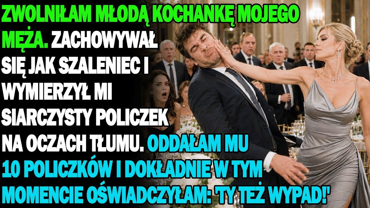 Mój mąż uderzył mnie w twarz na oczach pięciuset osób. Stałam na scenie podczas gali jego firmy, a on rzucił się na mnie jak wariat, bo właśnie ujawniłam dowody jego zdrady i przekrętów. Zamiast...