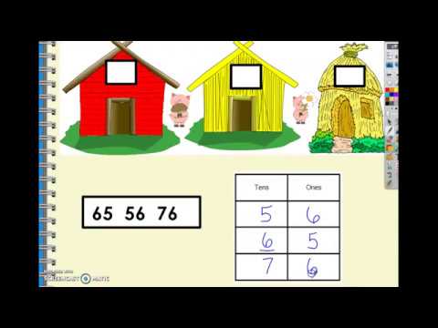 Compare Numbers & Order on Place Value Chart (40-99) Screencast - YouTube