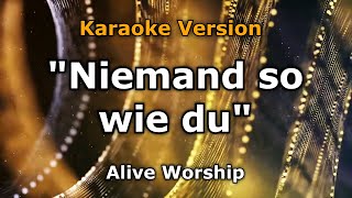 Instrumental - Niemand so wie du (Karaoke)