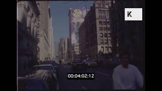 1990s New York POV Drive Brooklyn Bridge Greenwich Village