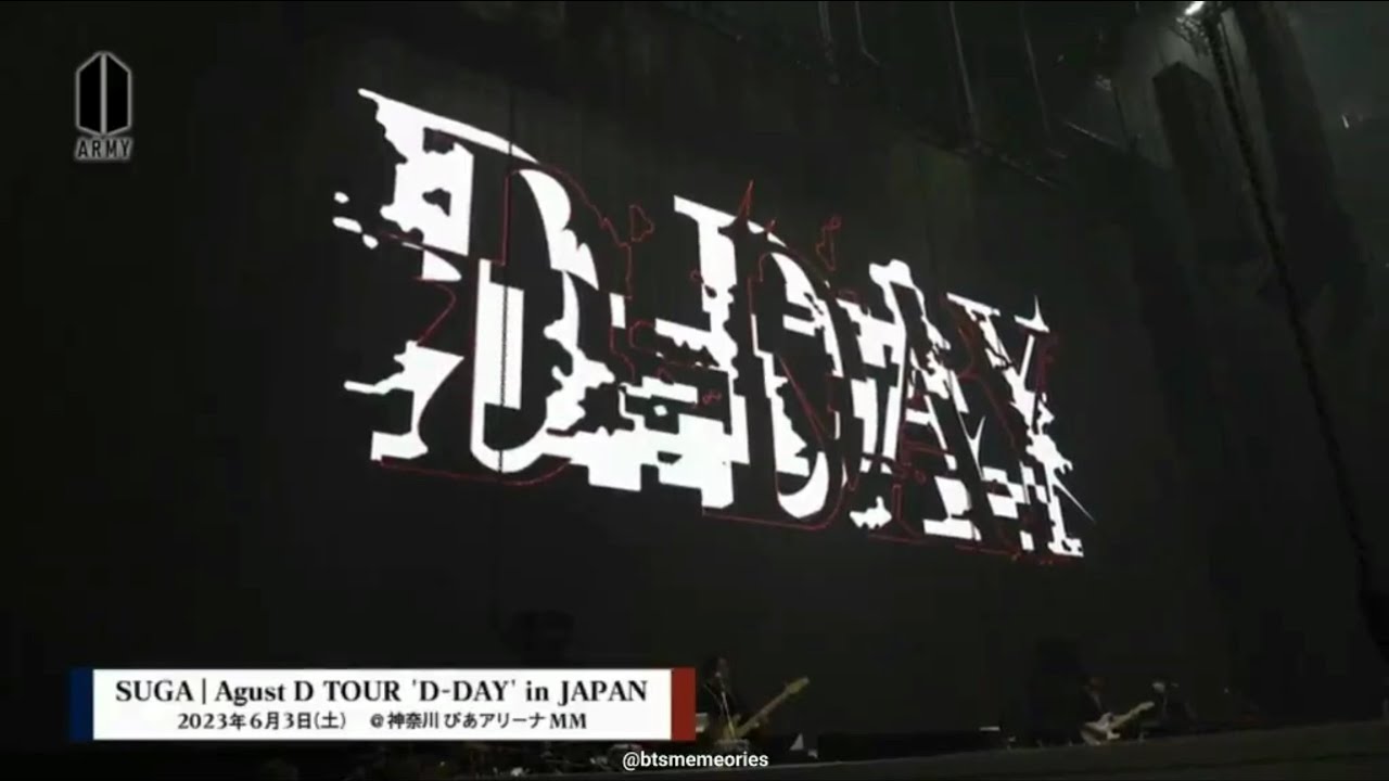 ENG SUB] SUGA | AGUST D TOUR 'D-DAY' IN JAPAN MAKING 230811 - YouTube